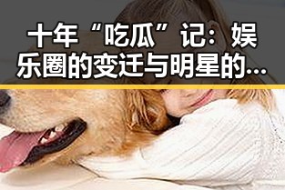 十年“吃瓜”记:娱乐圈的变迁与明星的蜕变